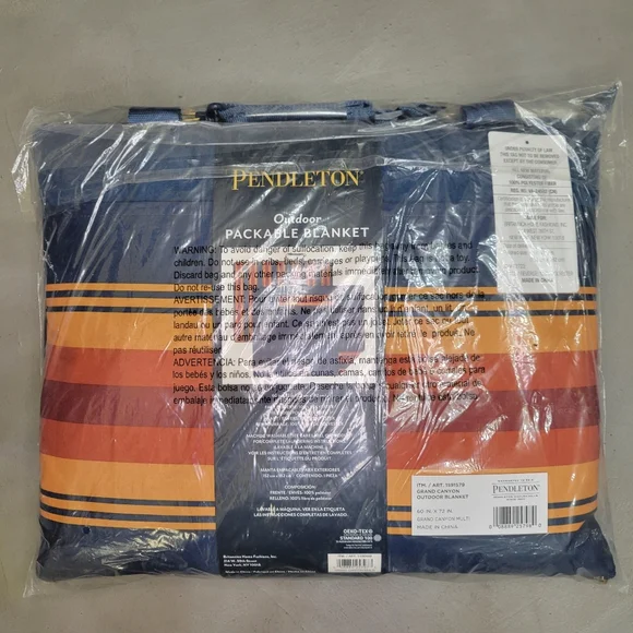 💙🧡PENDLETON PACKABLE BLANKET PICNIC MATT [NWT]💙🧡Grand Canyon Multi - Picture 7 of 14